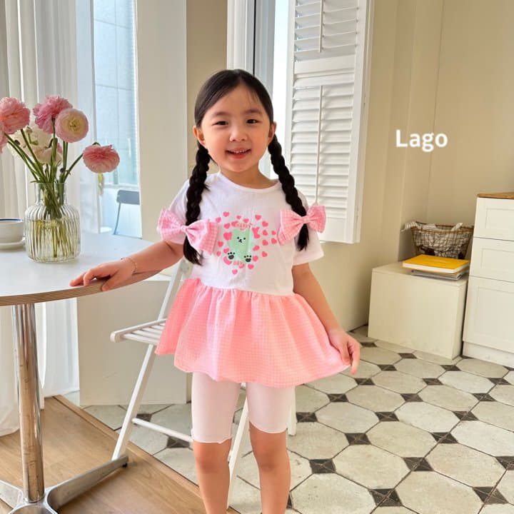 Lago - Korean Children Fashion - #discoveringself - Jelly Frill Long Tee - 2