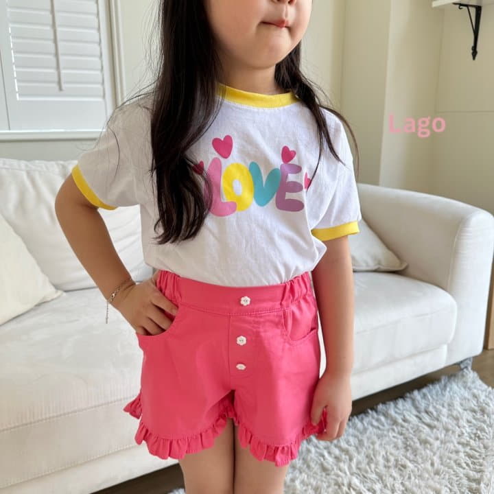 Lago - Korean Children Fashion - #fashionkids - Love Color Tee - 6