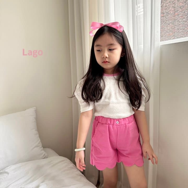 Lago - Korean Children Fashion - #discoveringself - Shabet Eyelet Tee - 4