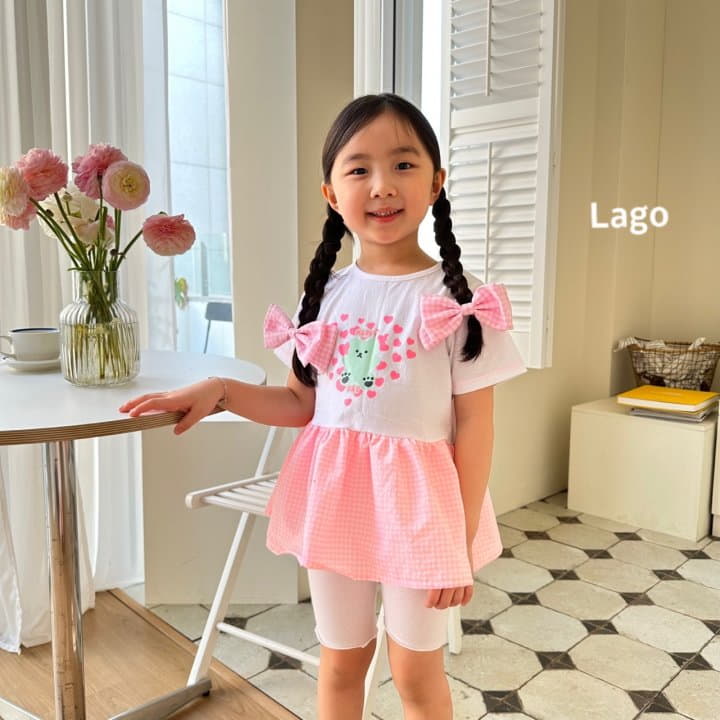 Lago - Korean Children Fashion - #fashionkids - Jelly Frill Long Tee - 3