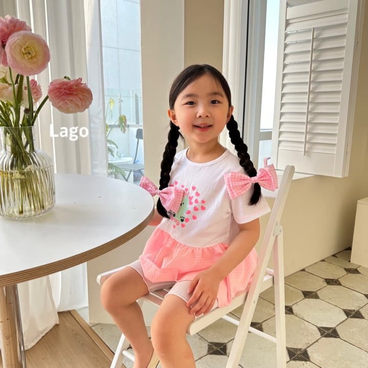 Lago - Korean Children Fashion - #fashionkids - Jelly Frill Long Tee - 4