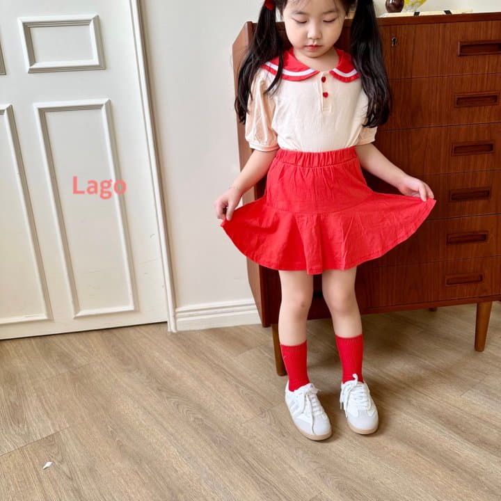 Lago - Korean Children Fashion - #kidsshorts - Barbie Sailor Top Bottom Set - 3