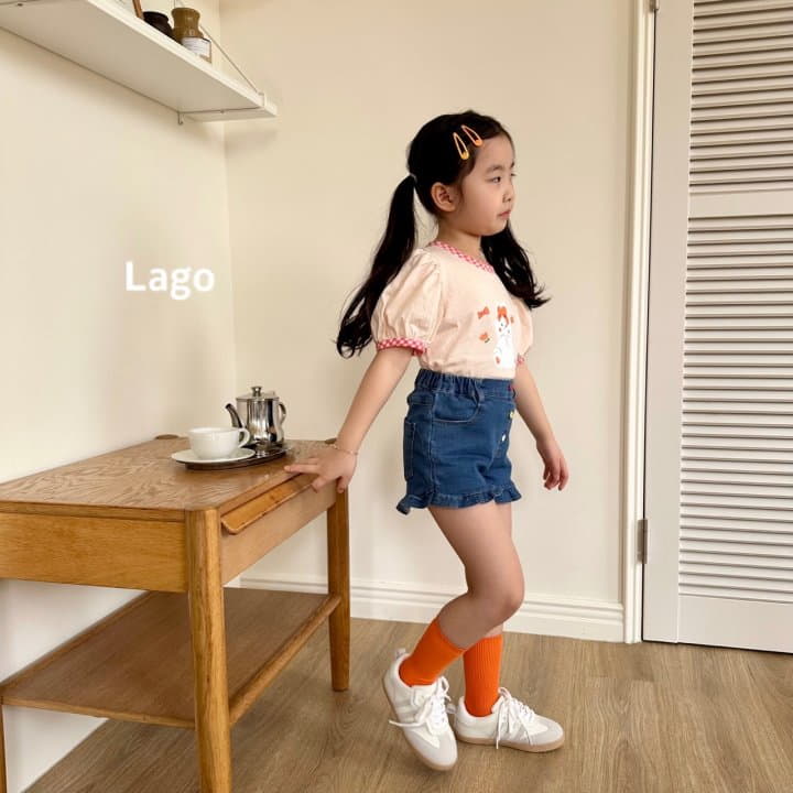 Lago - Korean Children Fashion - #kidsshorts - Frill Span Pants - 3