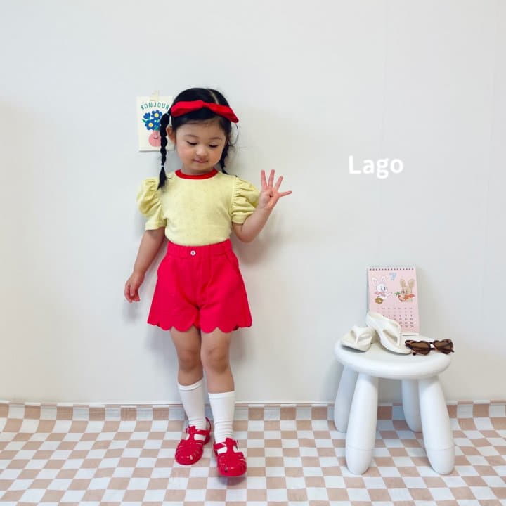 Lago - Korean Children Fashion - #kidsstore - Shabet Eyelet Tee - 6