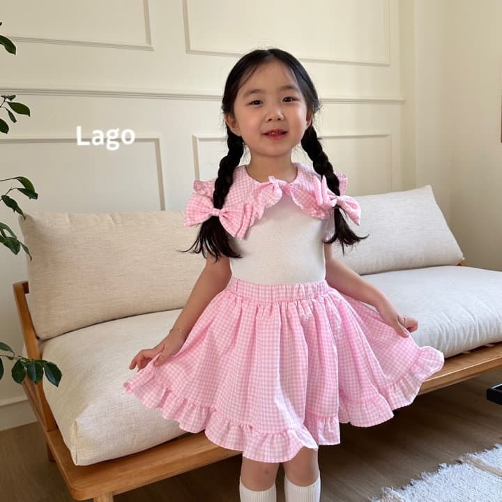 Lago - Korean Children Fashion - #kidzfashiontrend - Candy Frill Skirt - 2