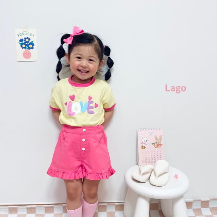 Lago - Korean Children Fashion - #littlefashionista - Love Color Tee - 11