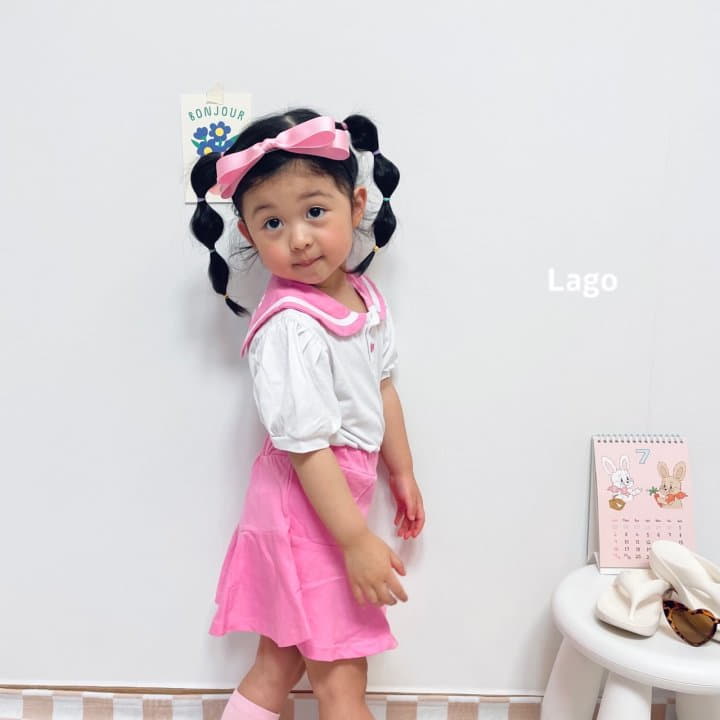 Lago - Korean Children Fashion - #littlefashionista - Barbie Sailor Top Bottom Set - 7