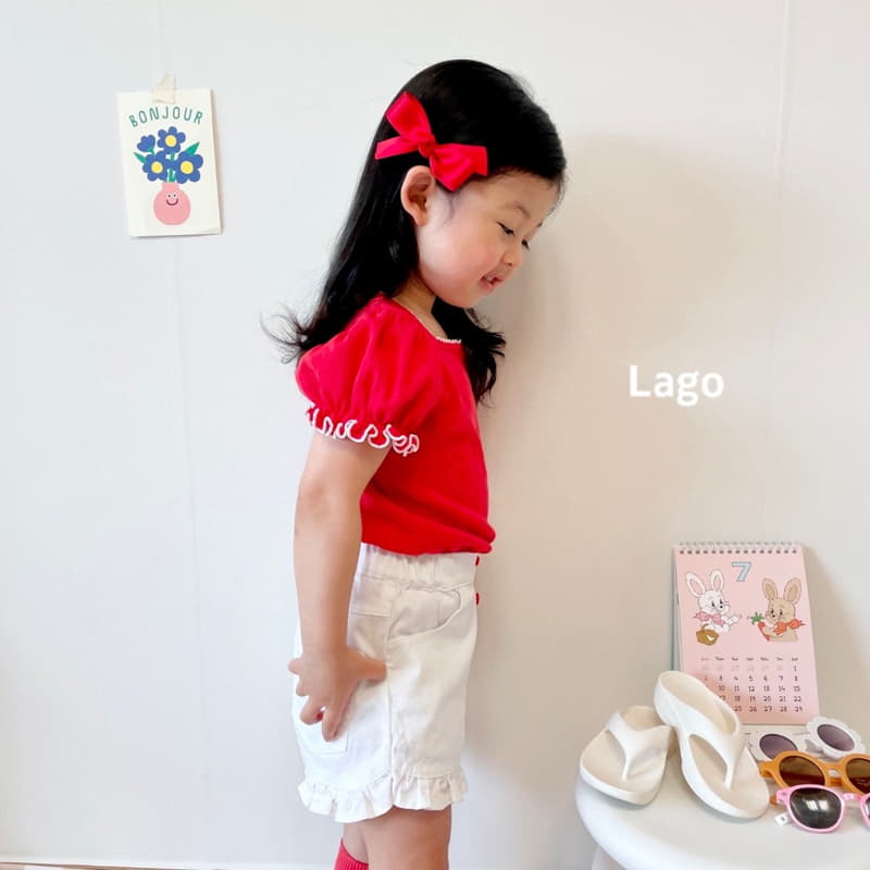 Lago - Korean Children Fashion - #littlefashionista - Pin Coat Eyelet Tee - 11