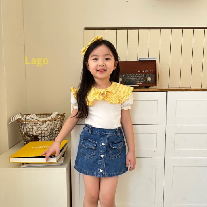 Lago - Korean Children Fashion - #magicofchildhood - Candy Ribbon Tee - 2