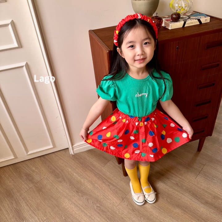 Lago - Korean Children Fashion - #magicofchildhood - Dot Skirt - 5