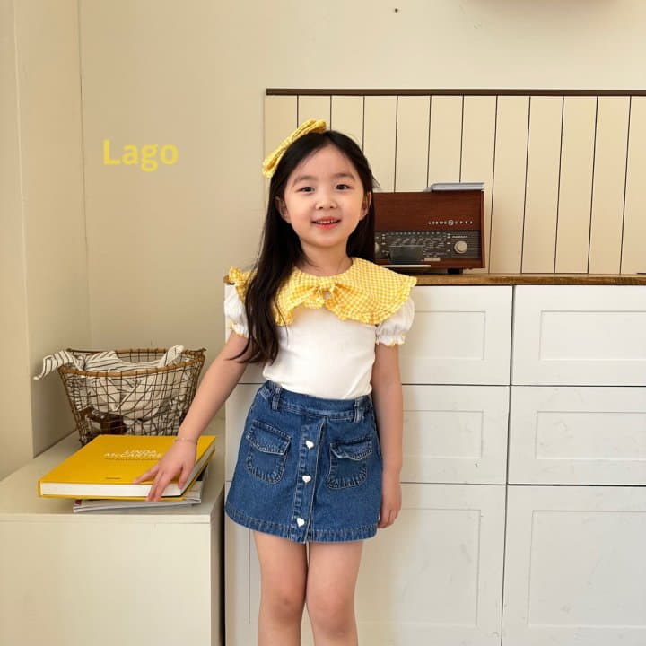 Lago - Korean Children Fashion - #minifashionista - Candy Ribbon Tee - 3