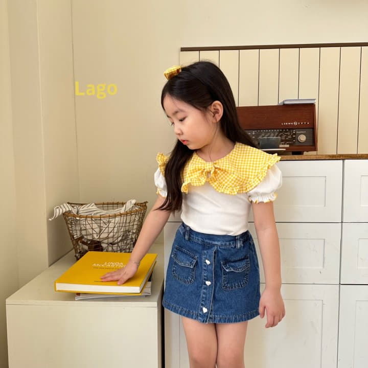 Lago - Korean Children Fashion - #minifashionista - Candy Ribbon Tee - 4