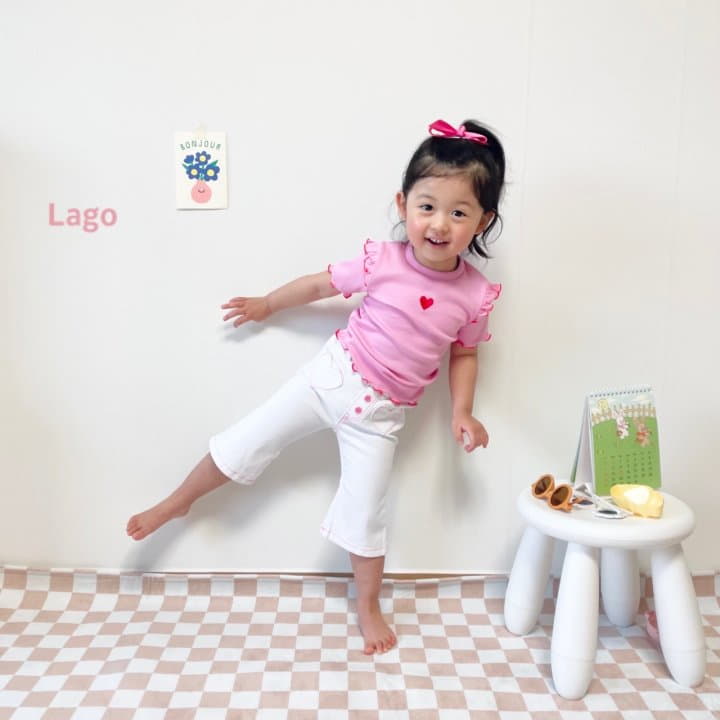 Lago - Korean Children Fashion - #prettylittlegirls - Heart Pants - 9