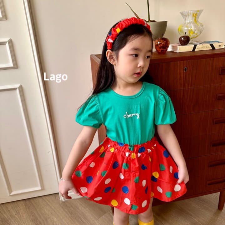 Lago - Korean Children Fashion - #prettylittlegirls - Dot Skirt - 7