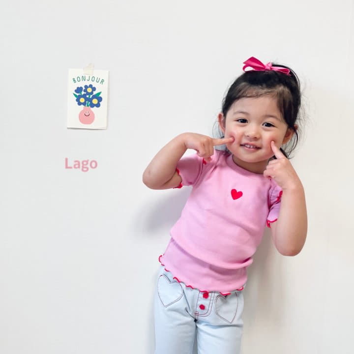 Lago - Korean Children Fashion - #stylishchildhood - Heart Pants - 12