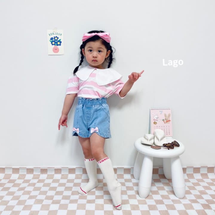 Lago - Korean Children Fashion - #toddlerclothing - Ribbon Jeans - 6