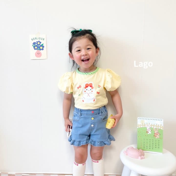 Lago - Korean Children Fashion - #toddlerclothing - Frill Span Pants - 12