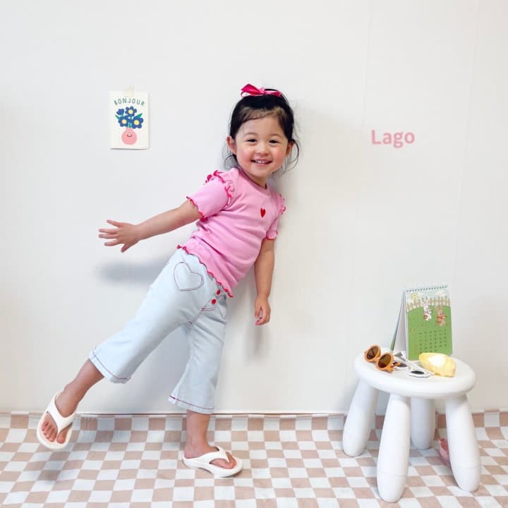 Lago - Korean Children Fashion - #toddlerclothing - Heart Pants - 11