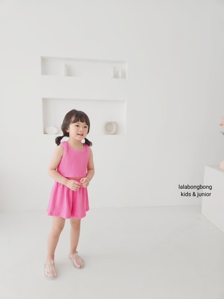 Lalabongbong - Korean Children Fashion - #designkidswear - Twist Top Bottom Set - 8