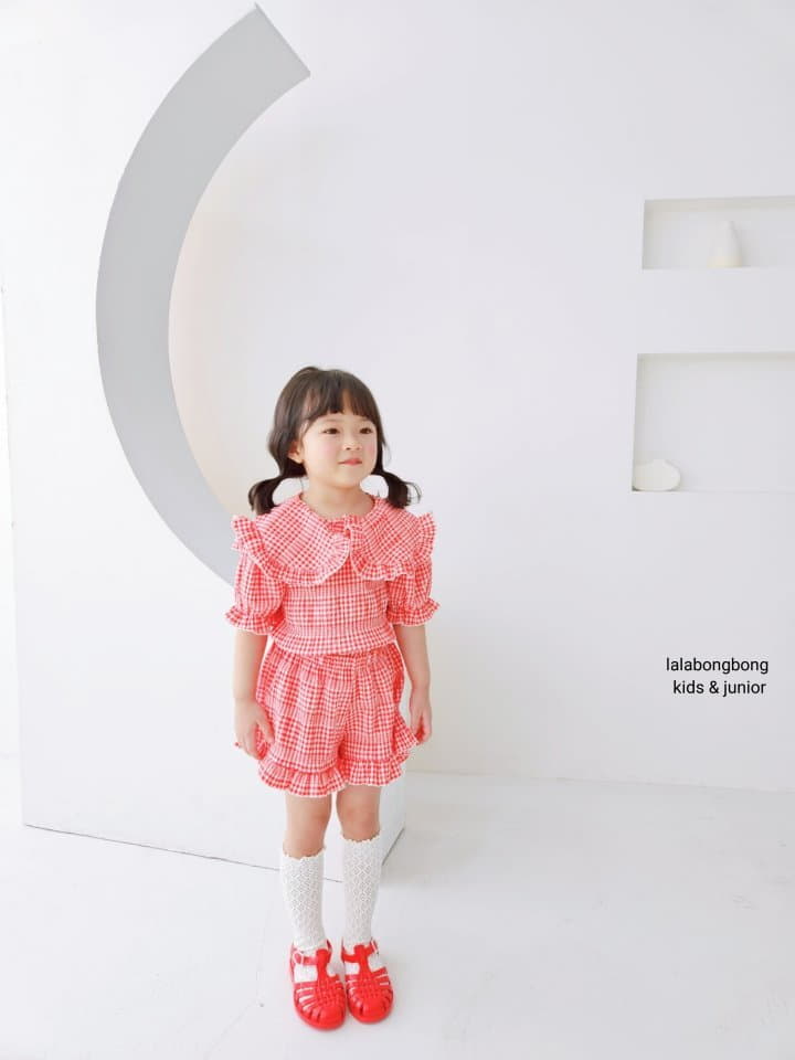 Lalabongbong - Korean Children Fashion - #kidzfashiontrend - Daldal Top Bottom Set - 11