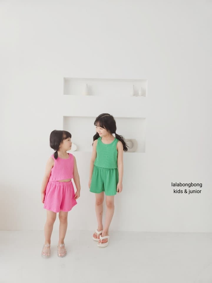 Lalabongbong - Korean Children Fashion - #minifashionista - Twist Top Bottom Set