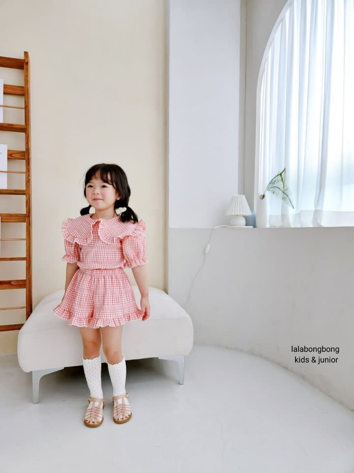 Lalabongbong - Korean Children Fashion - #todddlerfashion - Daldal Top Bottom Set