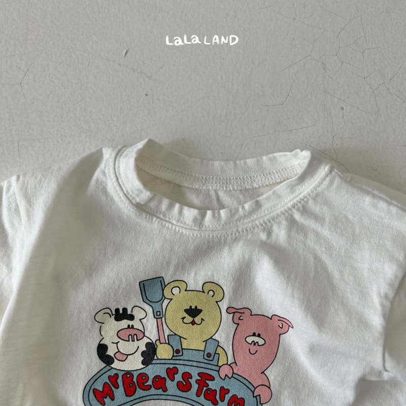 Lalaland - Korean Baby Fashion - #babyboutique - Bebe Bears Pom Tee - 5