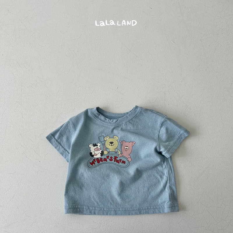 Lalaland - Korean Baby Fashion - #babyboutiqueclothing - Bebe Bears Pom Tee - 6