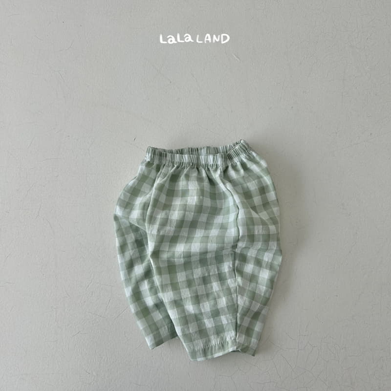 Lalaland - Korean Baby Fashion - #babyboutiqueclothing - Chch Check Pants - 6