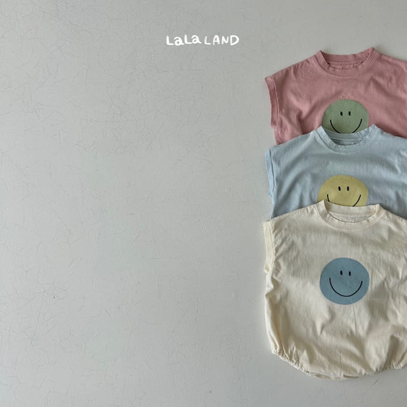 Lalaland - Korean Baby Fashion - #babyclothing - Bebeb Smile Bodysuit - 3