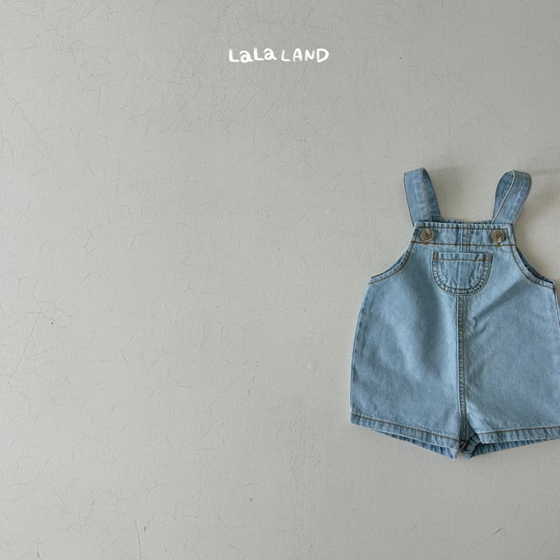 Lalaland - Korean Baby Fashion - #babyclothing - Bebe Summer Dneim Dungarees