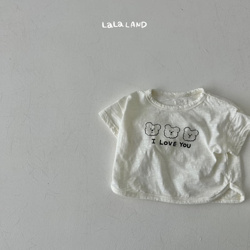 Lalaland - Korean Baby Fashion - #babyclothing - Bebe I Love You Top Bottom Set - 10