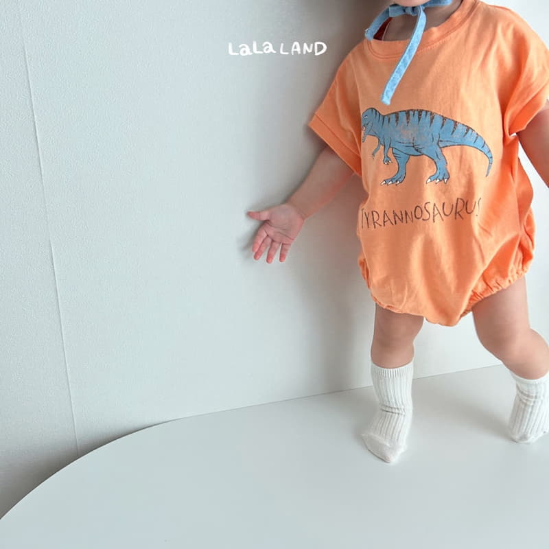 Lalaland - Korean Baby Fashion - #babyfashion - Bebe Dino Bodysuit - 4