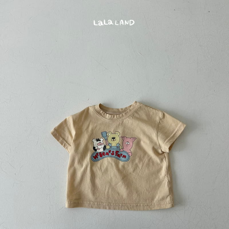 Lalaland - Korean Baby Fashion - #babygirlfashion - Bebe Bears Pom Tee - 10