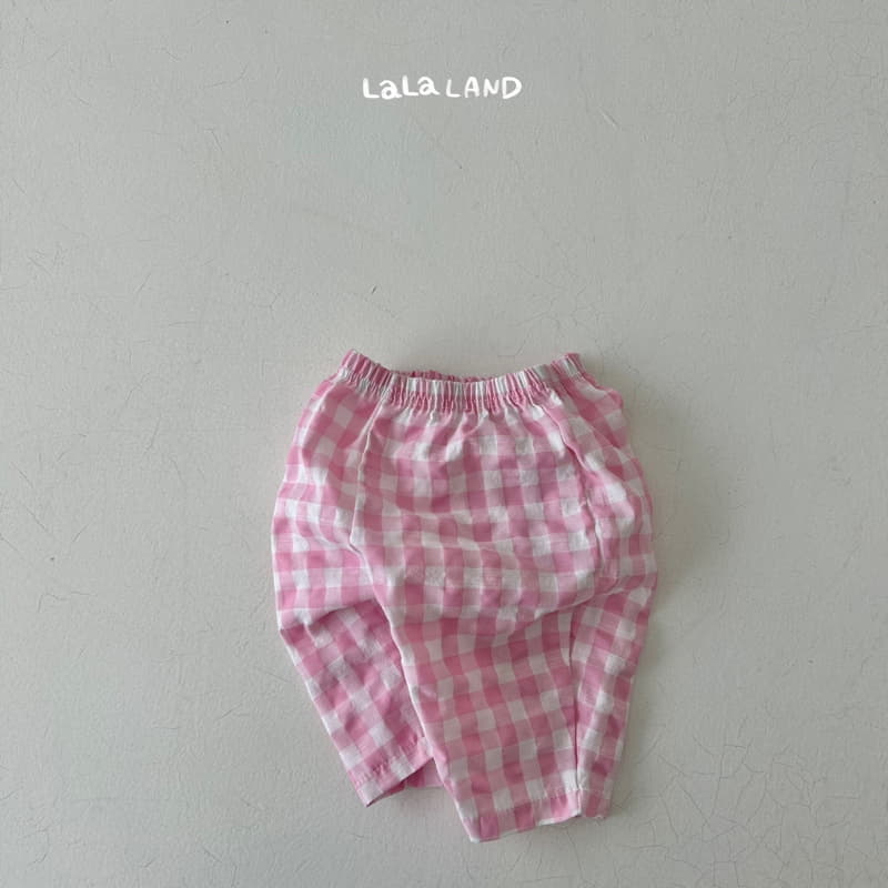 Lalaland - Korean Baby Fashion - #babygirlfashion - Chch Check Pants - 10