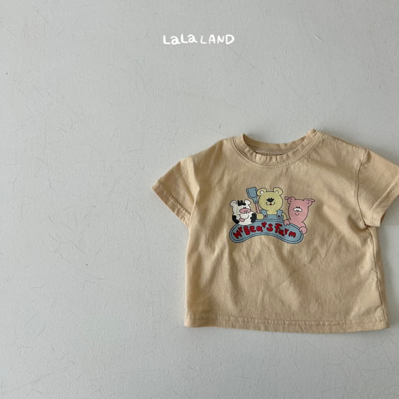 Lalaland - Korean Baby Fashion - #babylifestyle - Bebe Bears Pom Tee - 11