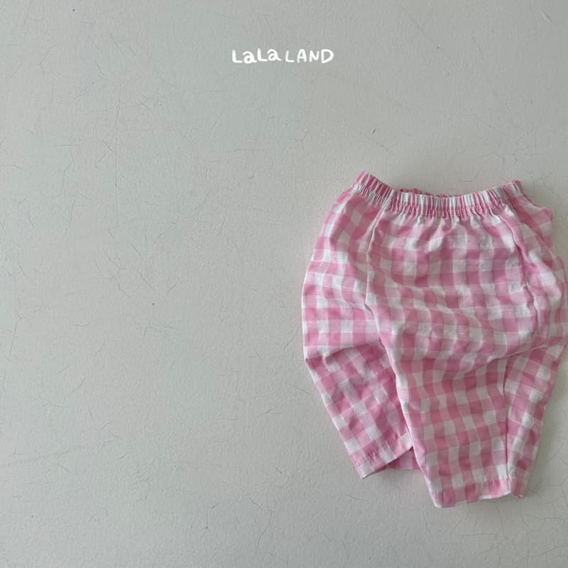 Lalaland - Korean Baby Fashion - #babylifestyle - Chch Check Pants - 11