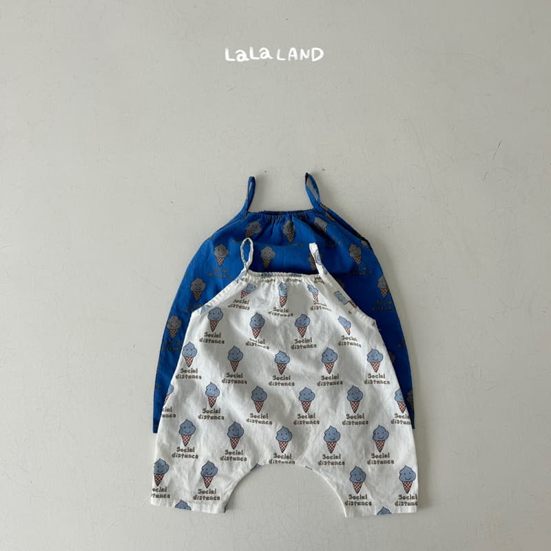 Lalaland - Korean Baby Fashion - #babylifestyle - Bebe Lala Corn Overalls - 2