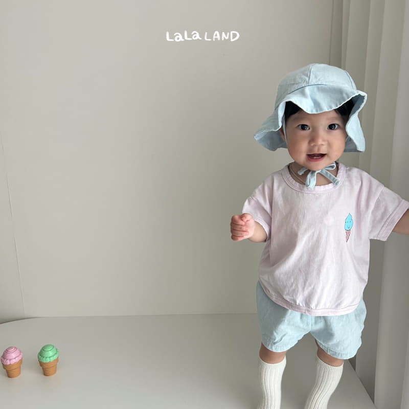 Lalaland - Korean Baby Fashion - #babylifestyle - Bebe Denim Summer Bucket Hat - 11