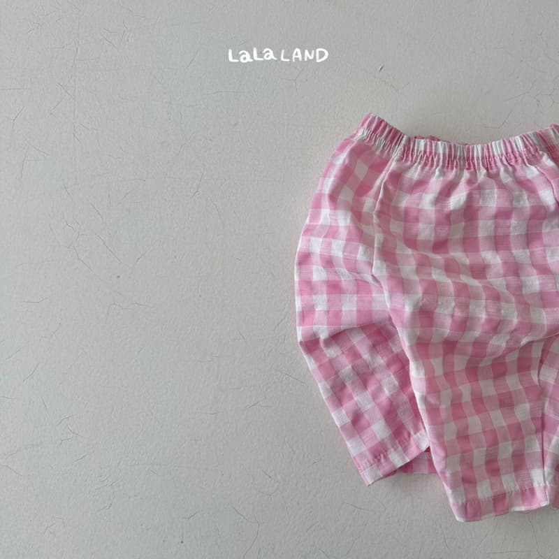 Lalaland - Korean Baby Fashion - #babyoninstagram - Chch Check Pants - 12