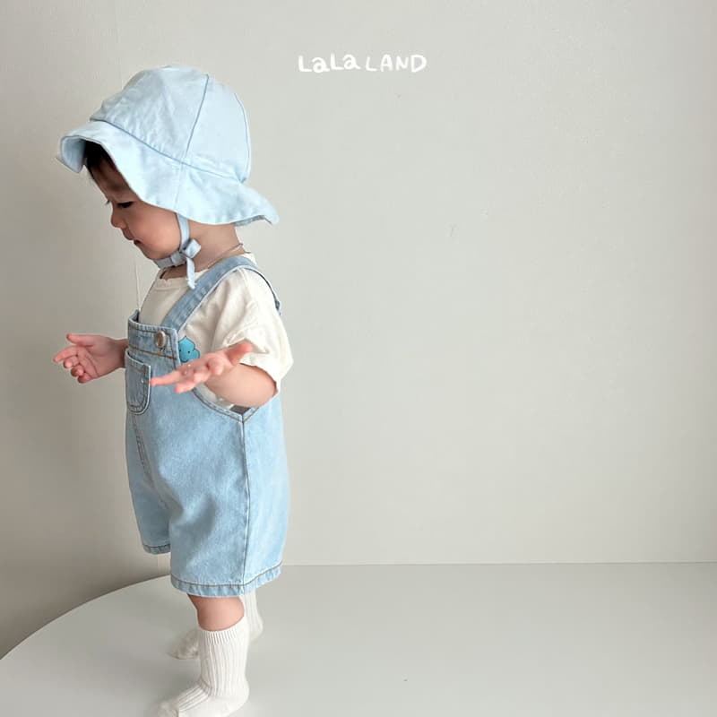 Lalaland - Korean Baby Fashion - #babyoninstagram - Bebe Summer Dneim Dungarees - 6