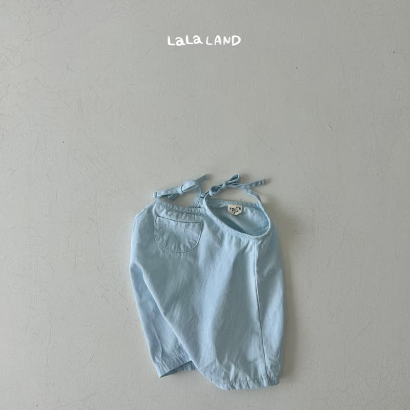 Lalaland - Korean Baby Fashion - #babyoninstagram - Bebe Hazzi Denim String Bodysuit - 5