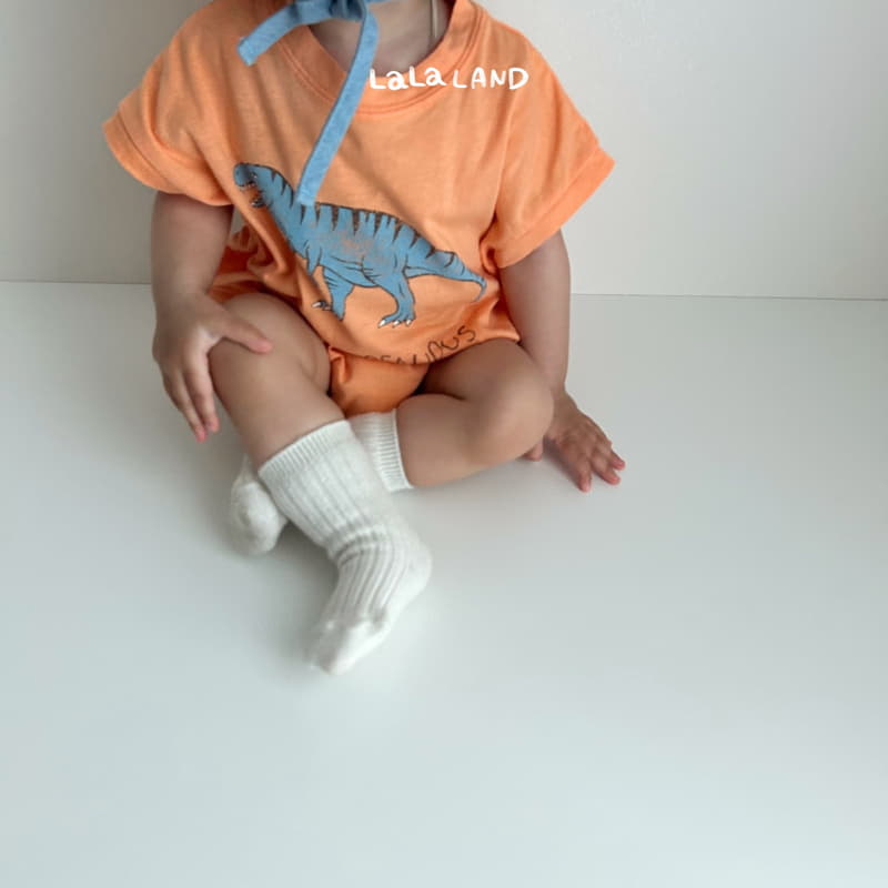 Lalaland - Korean Baby Fashion - #babyootd - Bebe Dino Bodysuit - 8