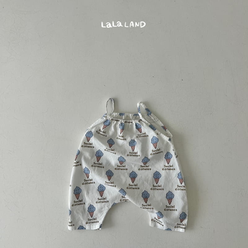 Lalaland - Korean Baby Fashion - #babyoninstagram - Bebe Lala Corn Overalls - 4