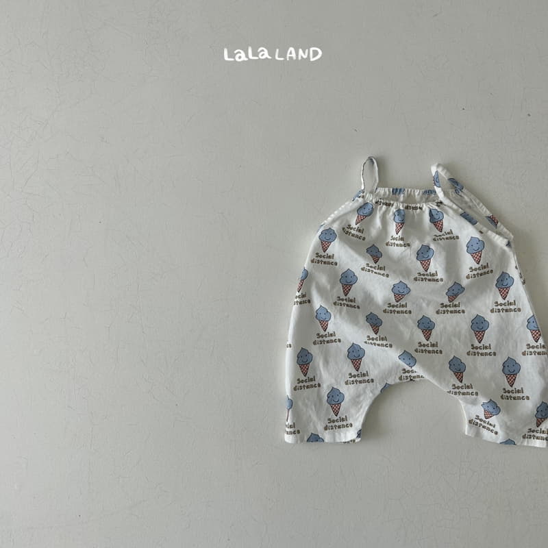 Lalaland - Korean Baby Fashion - #babyoutfit - Bebe Lala Corn Overalls - 5