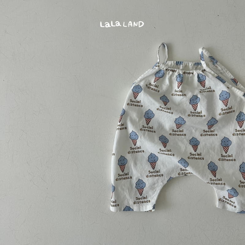 Lalaland - Korean Baby Fashion - #babyoutfit - Bebe Lala Corn Overalls - 6