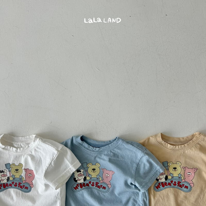 Lalaland - Korean Baby Fashion - #babywear - Bebe Bears Pom Tee