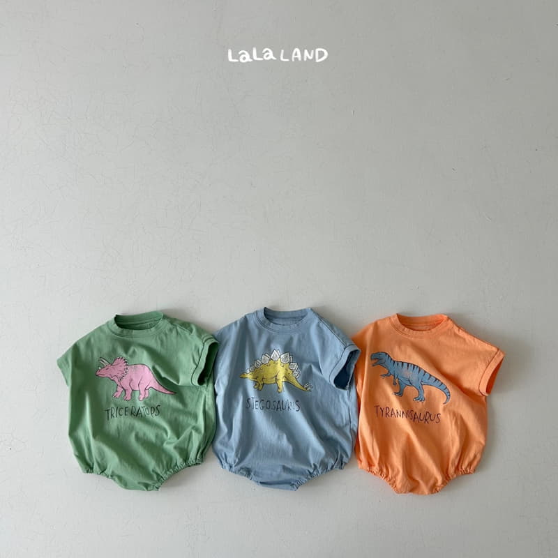 Lalaland - Korean Baby Fashion - #babywear - Bebe Dino Bodysuit - 11