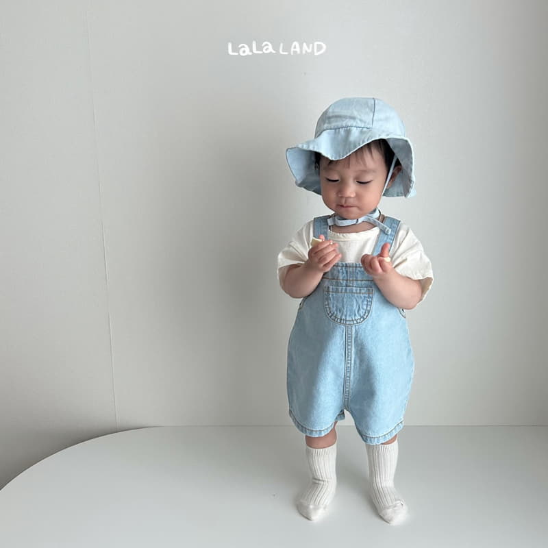 Lalaland - Korean Baby Fashion - #babywear - Bebe Summer Dneim Dungarees - 10