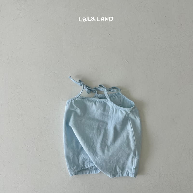 Lalaland - Korean Baby Fashion - #babywear - Bebe Hazzi Denim String Bodysuit - 9